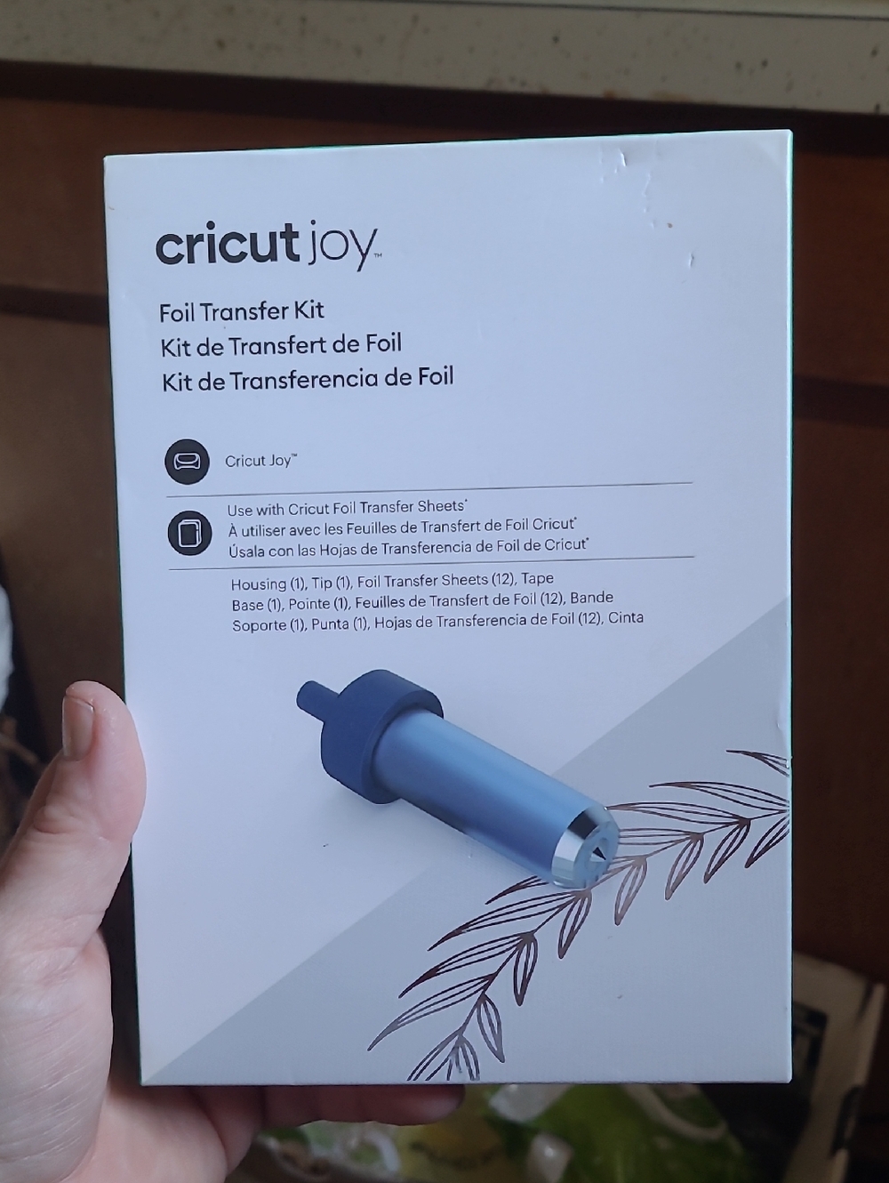 Cricut Joy Foil Transfer Kit - White Box with Blue Tool